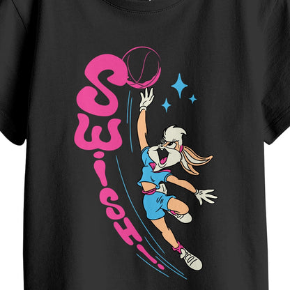 Bon Organik Girls Regular Fit T-Shirt (BON11420_Black