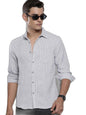 The Indian Garage Co Mens Slim Fit Striped Shirt