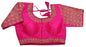 Vihu Fashion WomenS Heavy Embroidery Handwork Half Sleeves Readymade Blouse
