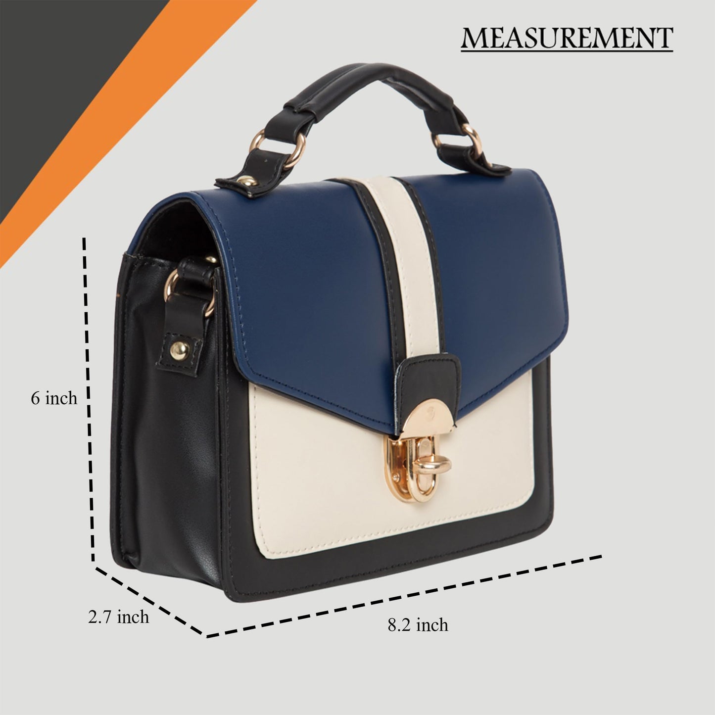 Adisa WomenS Sling Bag (Navy Blue)