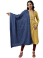 Blue Acrylic Yarn-Dyed WomenS Shawl (Size: Free Size)-24Noa80049-604290