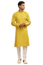 Be Active MenS Cotton Regular Fit Kurta (C-399-2_Green-1