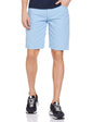 The Indian Garage Co Men Slim Fit Solid Mid-Rise Chino Shorts Lt Blue