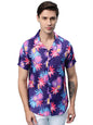 Veirdo Mens Floral Regular Fit Shirt