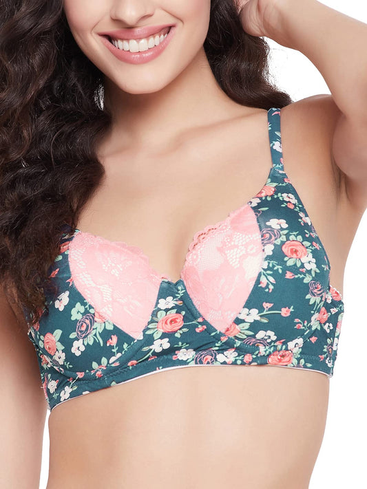 Clovia WomenS Level 2 Push-Up Underwired Full Cup Multiway Bra (Br2163P08_Blue_40B)