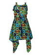 Aarika Girls Fit And Flare Regular fit Silk Frock(DR-144-Green-20)