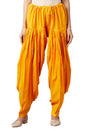 Aurelia Women'S Cotton Patiala (Crk60025-00354_Yellow_Fs)