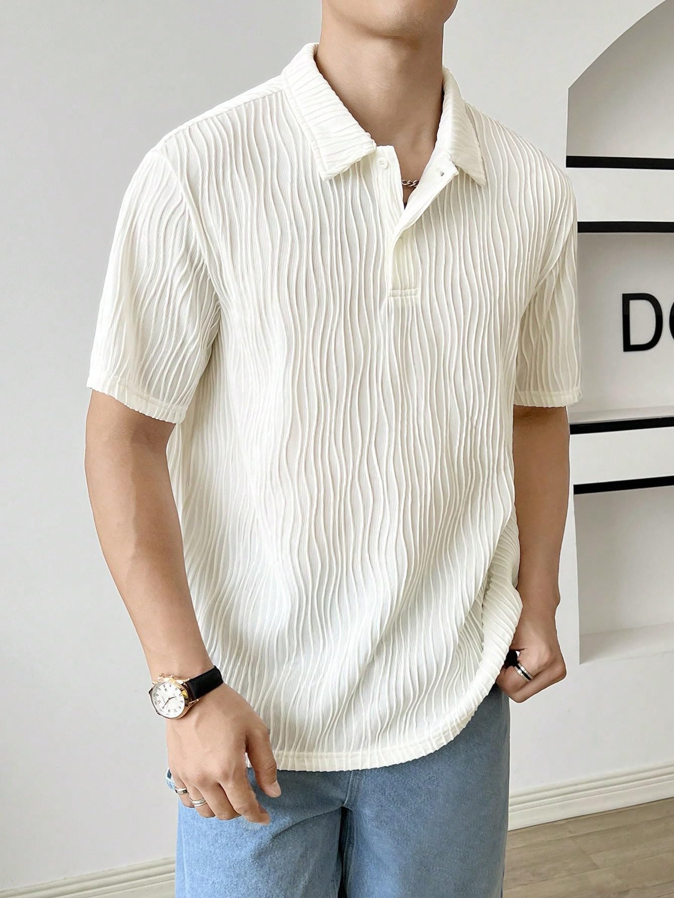 OM SAI LATEST CREATION Mens Solid Regular Fit T-Shirt (OSLC-MT-1077_White