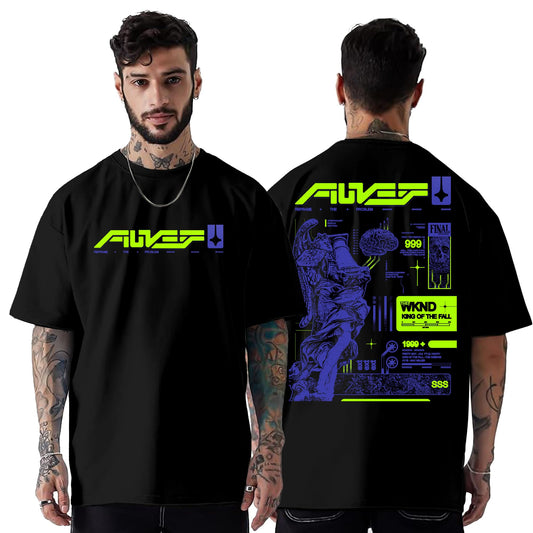 SHODOX Bio-Washed Anti Bacterial 100% Pure Cotton Men & Women Oversized Asthetic Premium Printed T-Shirt | Cozy Soft, Less Wrink