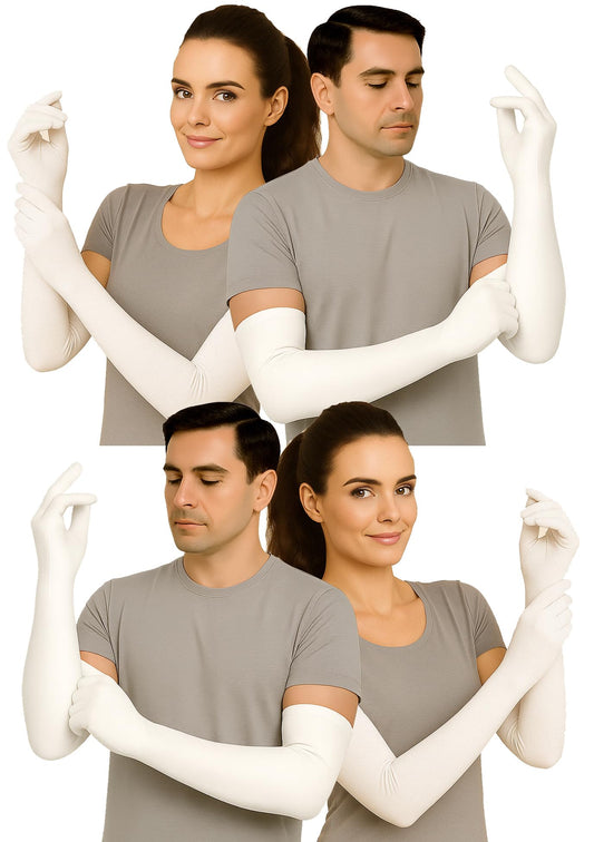 Weavers Villa Cotton Summer Glove for Men & Women | Anti-Slip UV Protection Arm Hand Gloves | Outdoor Sun, Dust, Pollution Shiel