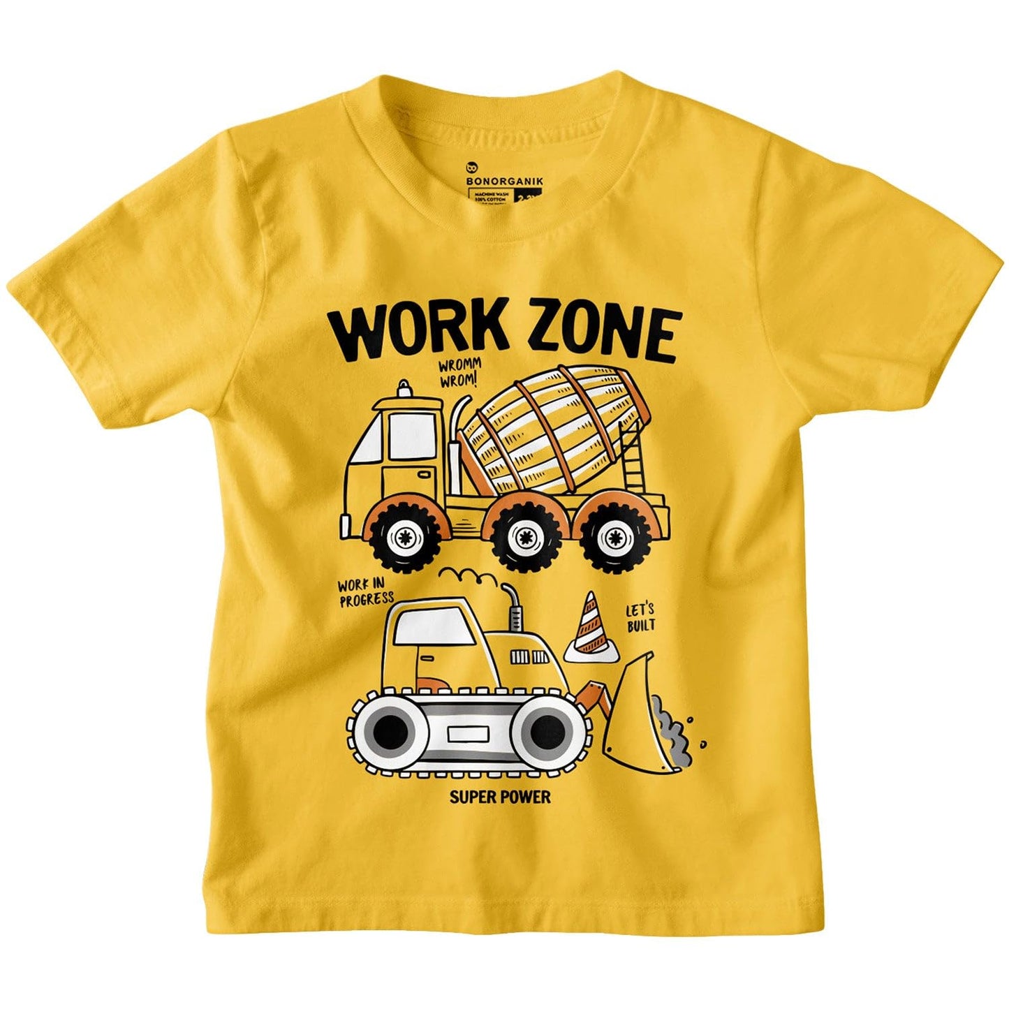 Bon Organik Boys Regular Fit T-Shirt (BON15057_Multi