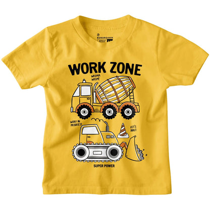 Bon Organik Boys Regular Fit T-Shirt (BON15057_Multi