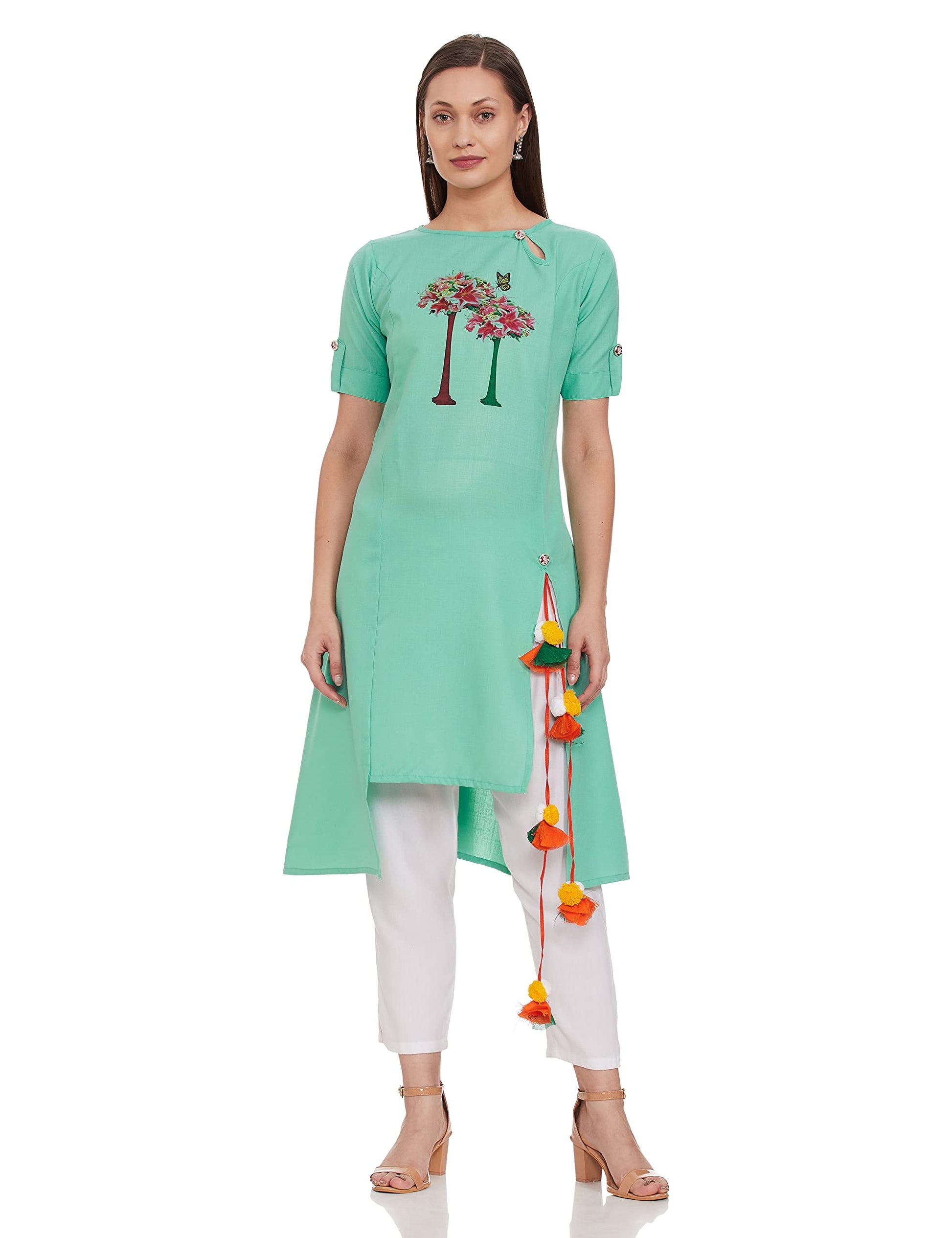 Greciilooks Rayon Kurta Set for Women | Kurta Sets | Kurti Set for Women | Festive Kurta Set for Women
