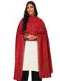 Pashmoda Women Rangrez Kaani Wool Blend Kashmiri Shawl, Stole, Scarf, Luxury Pashmina Evening Wrap (Size: 101 X 203 CM)
