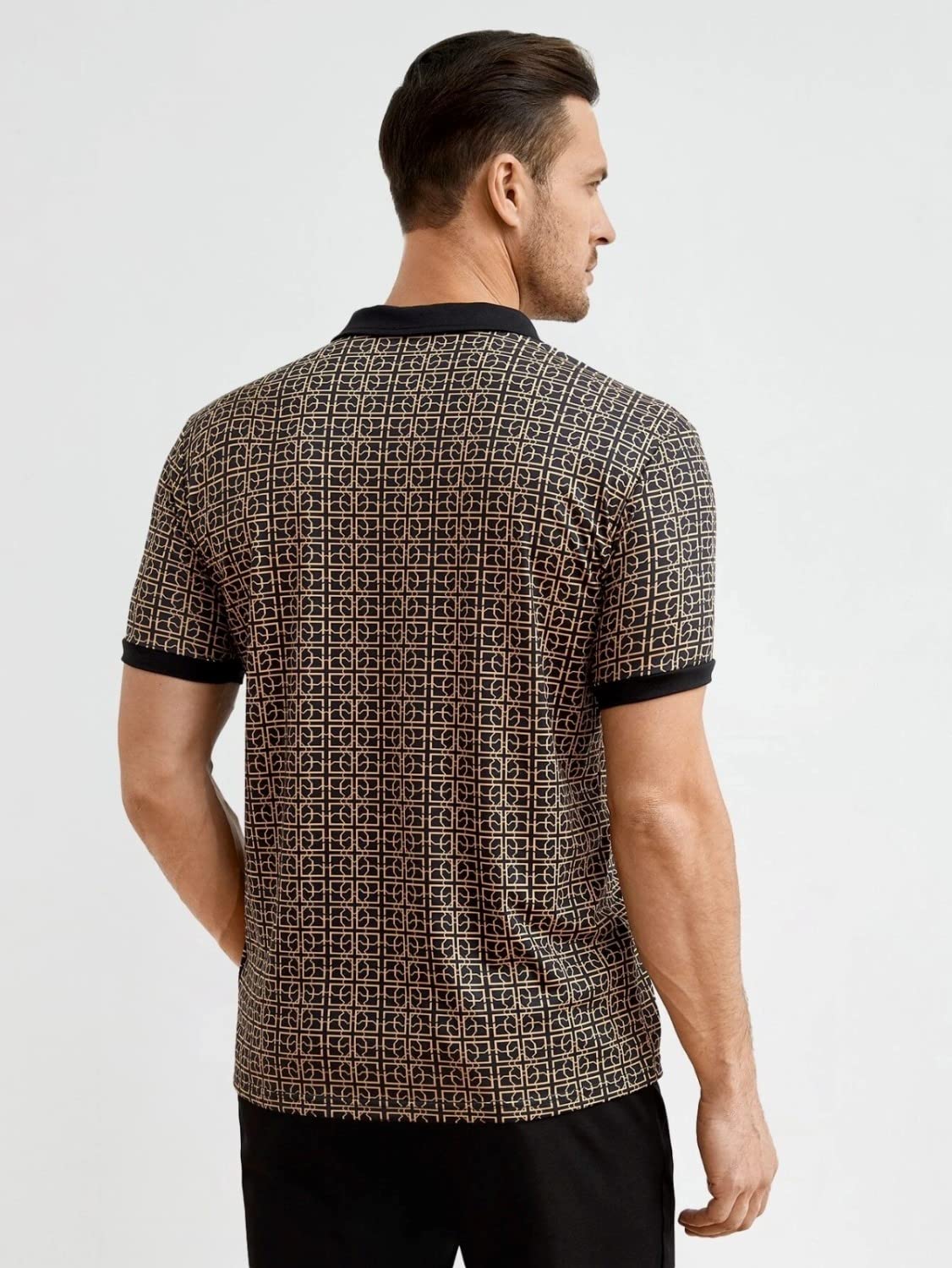 Leriya Fashion Shirt For Men || Summer T-Shirts For Men || Geo Printed Casual T-Shirt || Men Tshirt With Short Sleeve || Turn-Do