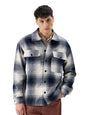 The Souled Store Plaid Originals: Arctic Men and Boys Long Sleeve Collared Neck Button Front Cotton Oversized Fit Flannel Shacke