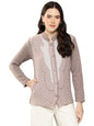 Aarika Womens Winter Wear Green Colour Zig Zag Woolen Cardigan-(S-L)-(Cg-W-Md-20-Green-L)