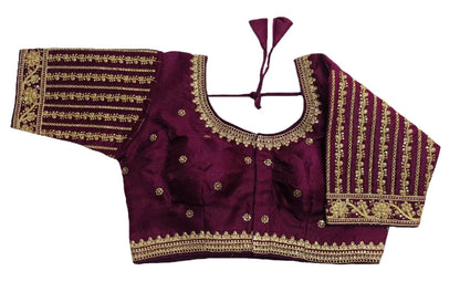 Vihu Fashion WomenS Readymade Blouse Embroidery Multi Coding Gold Thread Indian Ethnic Designer Stitched WomenS Readymade Sare