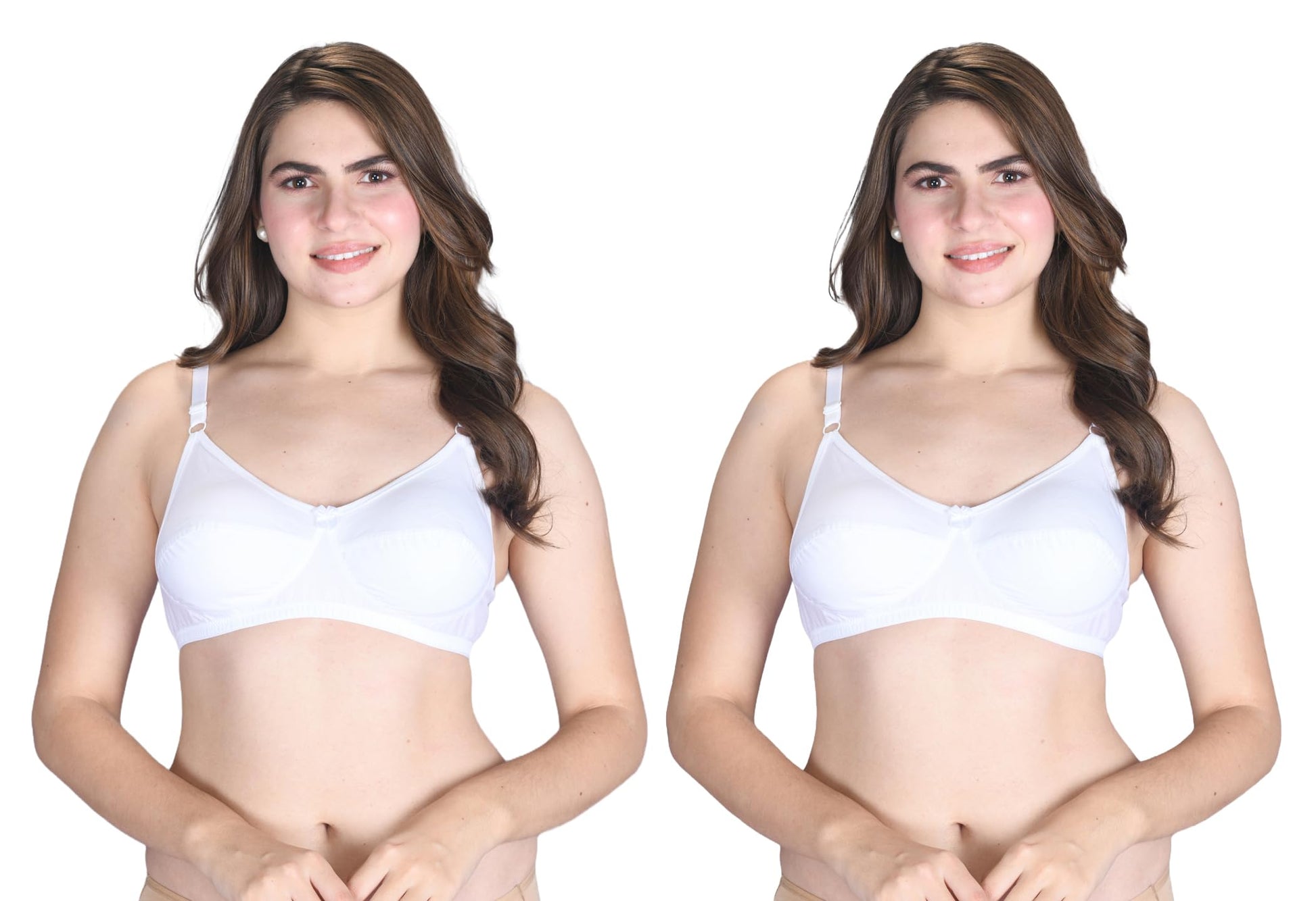 Pack Of 2 Venus Sweat Absorbent Concent Bra With Adjustable Strap