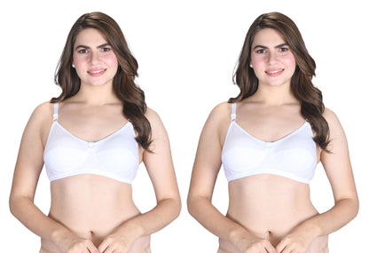 Pack Of 2 Venus Sweat Absorbent Concent Bra With Adjustable Strap