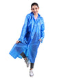 RUPA Rainsuit Women Waterproof PVC Raincoat with Hood & Carry Bag | Lightweight Rainwear for Women with Front Zip | Solid Color