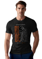 Peppyzone Mens Regular Fit T-Shirt (PZ-RT-Biker 11-15_Black3