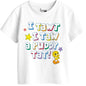 Bon Organik Girls Regular Fit T-Shirt (BON11401_White