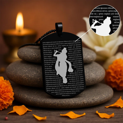 Astrotalk Shree Krishna Maha-Mantra Kavach | Blessings, Prosperity & Strength | 108 Hours Energized by Top Astrologers | Engraved Lord Krishna Pendant