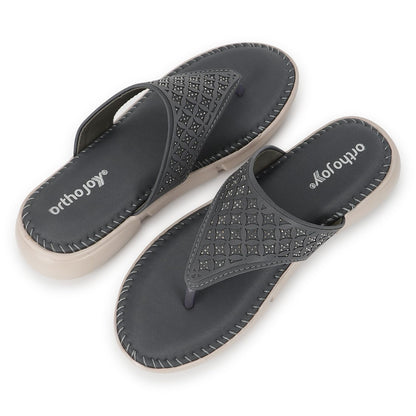 Ortho Joy Doctor Fancy Slipper For Women || Orthopedic WomenS Fancy Sandal For Women