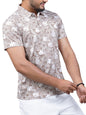 Noble Monk MenS Regular Fit Polo T Shirt |Half Sleeves |Tie And Dye Pattern| Casual T-Shirt For Men