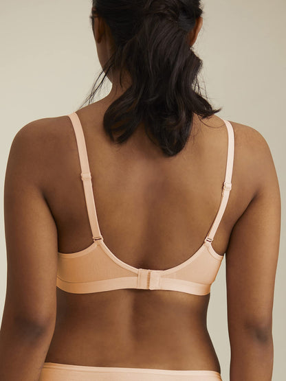 Nykd WomenS Cotton Lightly Padded Seamless Wire Free Everyday T-Shirt Bra For Women Daily Use Wireless, 3/4Th Coverage Bra, Nyb