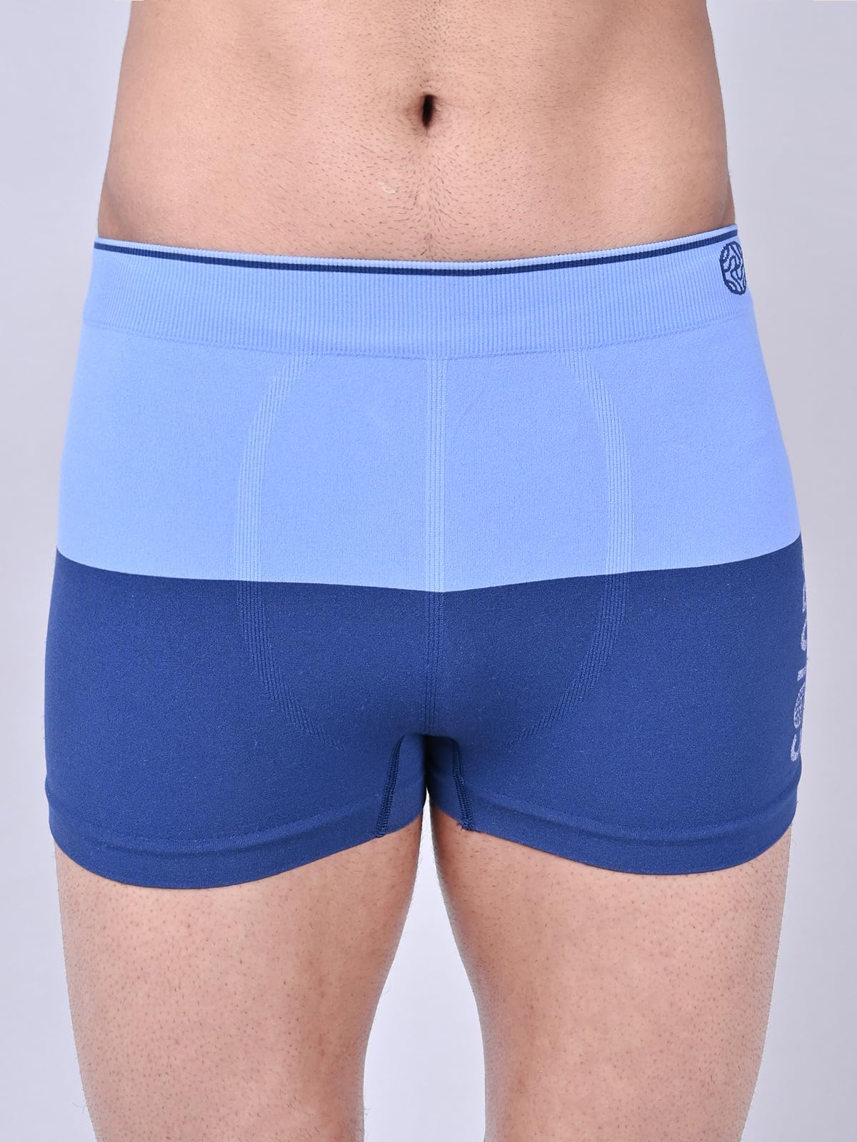 Rupa Colors Seamless Trunks for Men with 4 Way Stretchable Fabric, Snug Fit, and No Marks Waistband, Pack of 1