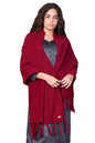 Aurelia Women's Navy Blue Textured Acrylic Shawl - (A80090-604292-FS)