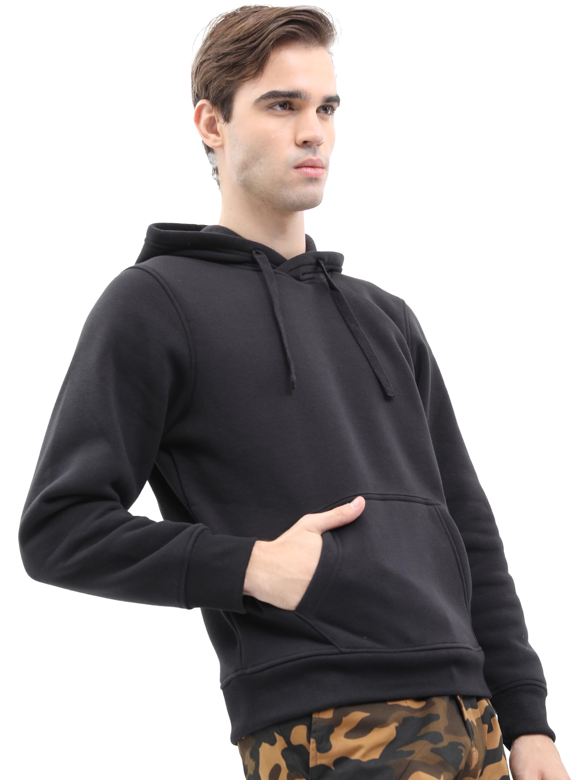Ketch Men Slim Fit Black Sweatshirt