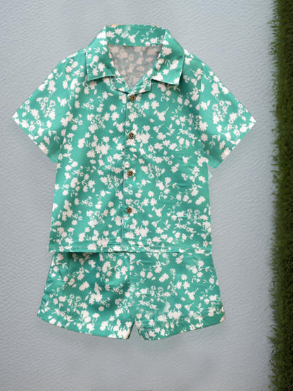 A.T.U.N. (ALL THINGS UBER NICE) Boys Printed Two Piece Set | Co-Ord Set for Boys