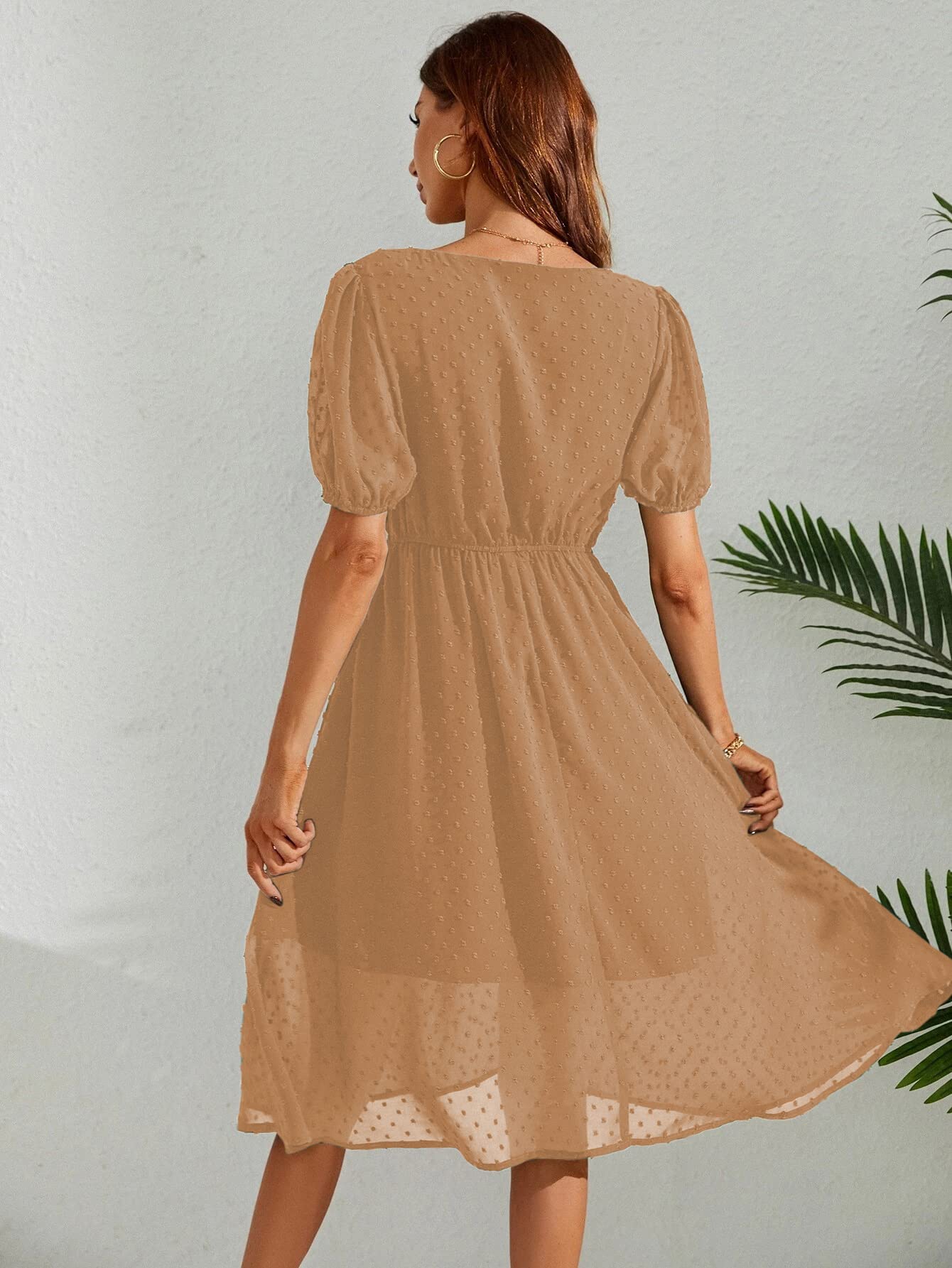 Tagas Women'S Georgette A-Line Standard Standard Length Dress (Op-3210-1)