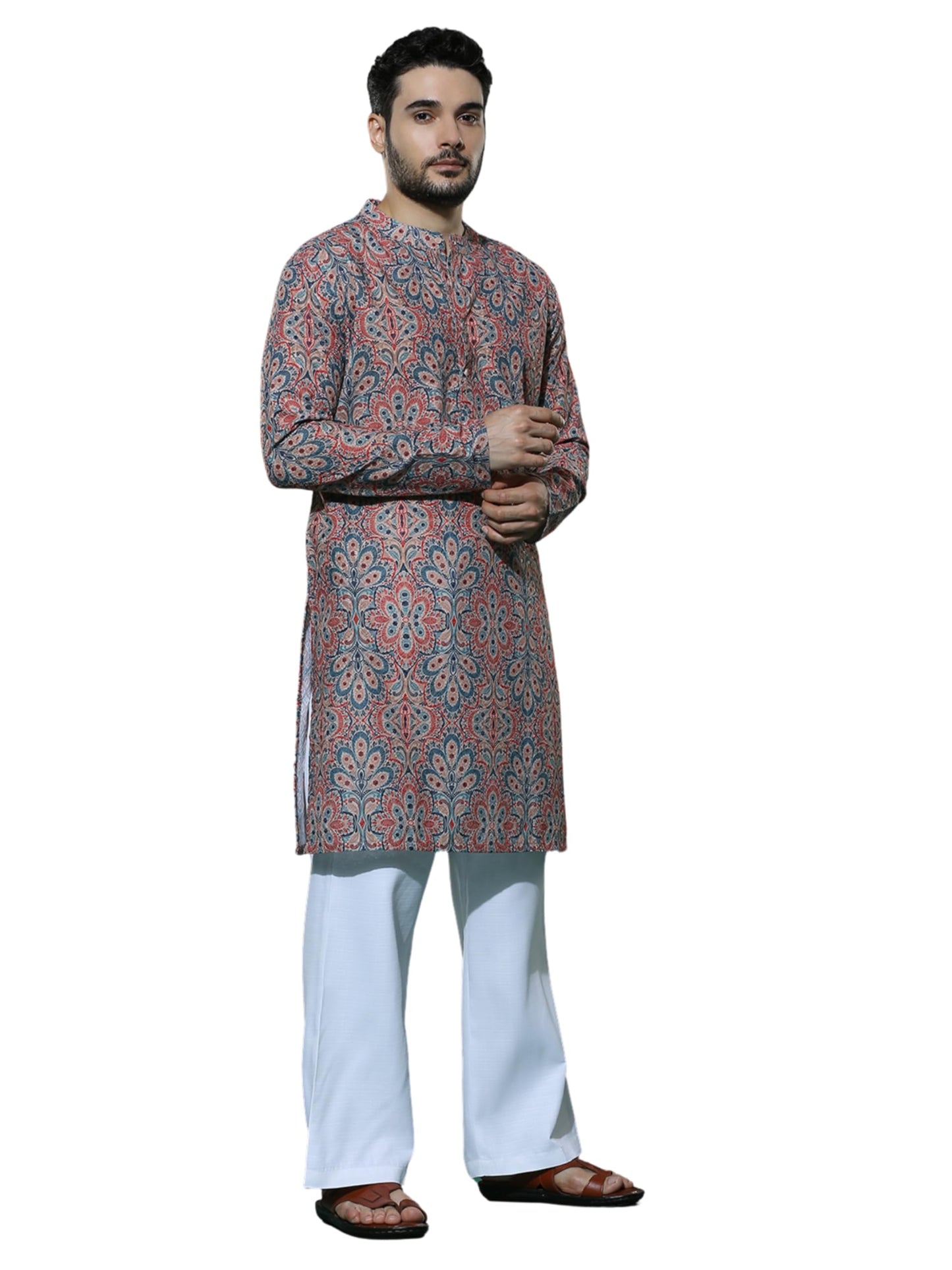 Greciilooks Kurta For Men | Kurta Set For Men | Kurta Pyjama Set For Men | Kurta Set For Men Kurta For Men With Sequin Embroider