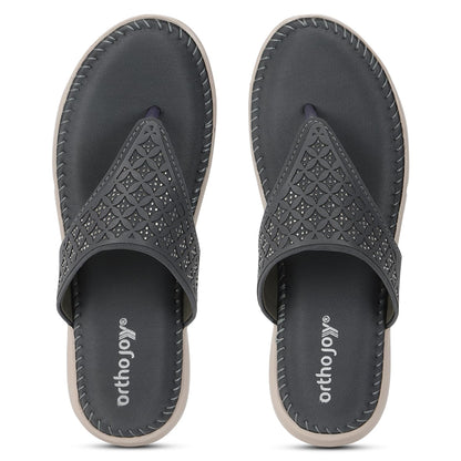 Ortho Joy Doctor Fancy Slipper For Women || Orthopedic WomenS Fancy Sandal For Women