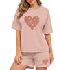 SHODOX Womens Cotton Blend Printed Tshirt and Short Co-ords Set (Pack of 1)