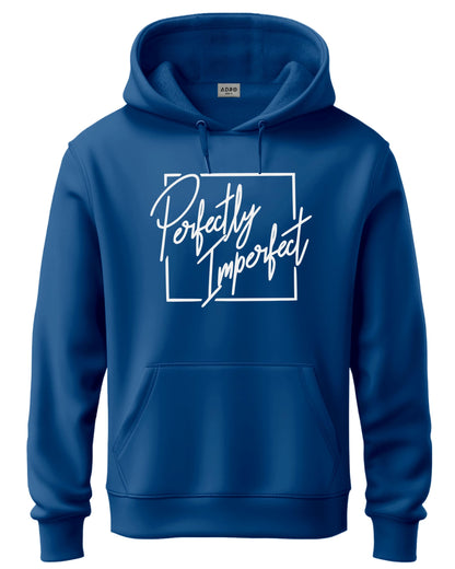 ADRO Mens Cotton Neck Hooded Sweatshirt (H24-FECT-RB_Royal Blue