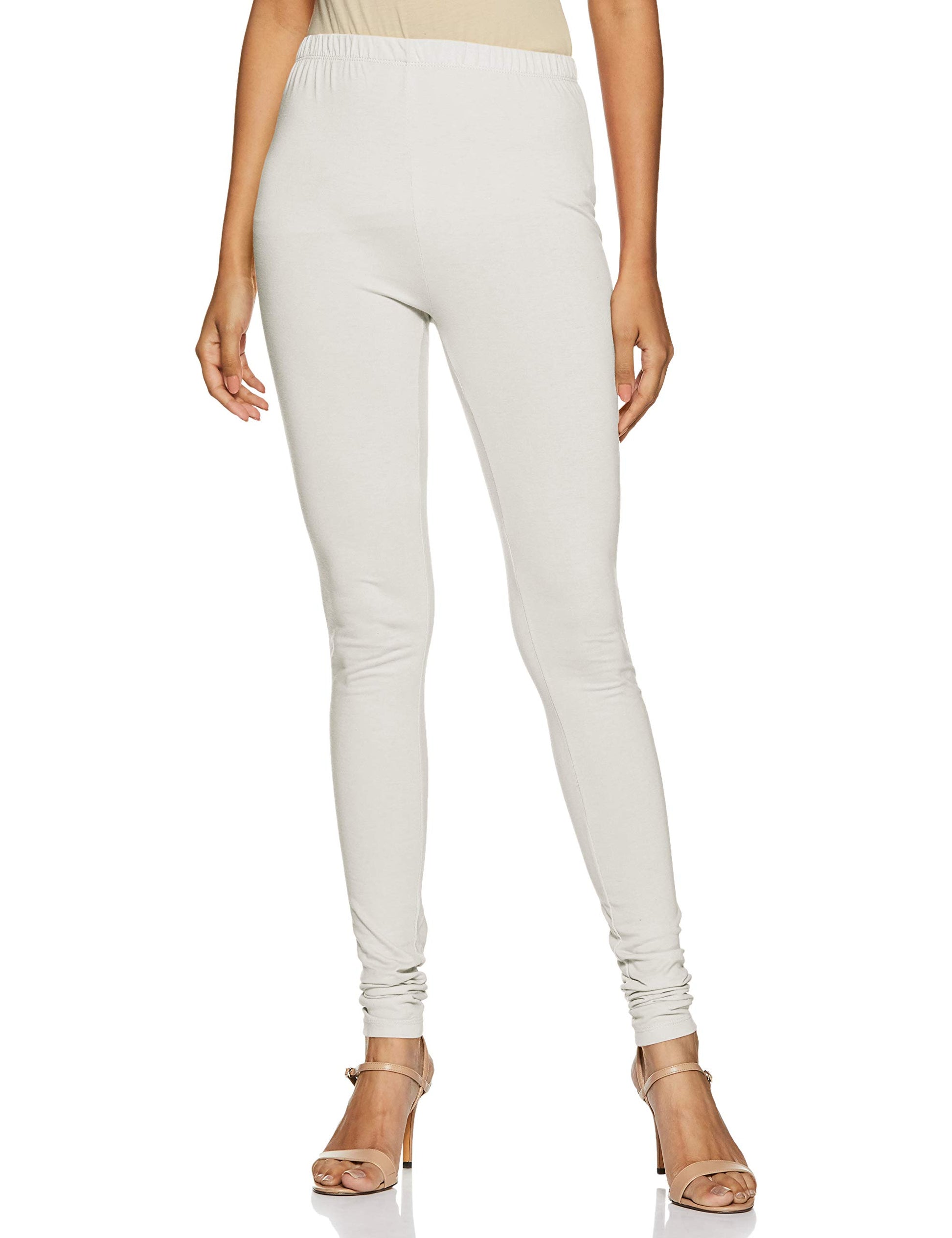 Aurelia WomenS Slim Fit Cotton Churidar Bottom (20Cra60024-600197_White_Small_White_S)