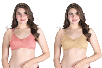 Pack Of 2 Venus Full Coverage Support Bra With Adjustable Strap