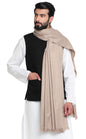 Weavers Villa Mens Plain Woollen Dhariwal Lohi/Shawl, 125cm x 250cm