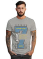Peppyzone Mens Regular Fit T-Shirt (PZ-Number-9910_Grey3