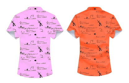 Kadiyu Half Sleeve Printed Shirts For Men Regular Fit Printed Spread Collar Casual Shirt Lycra Fabric With Combo Shirt (Pack Of