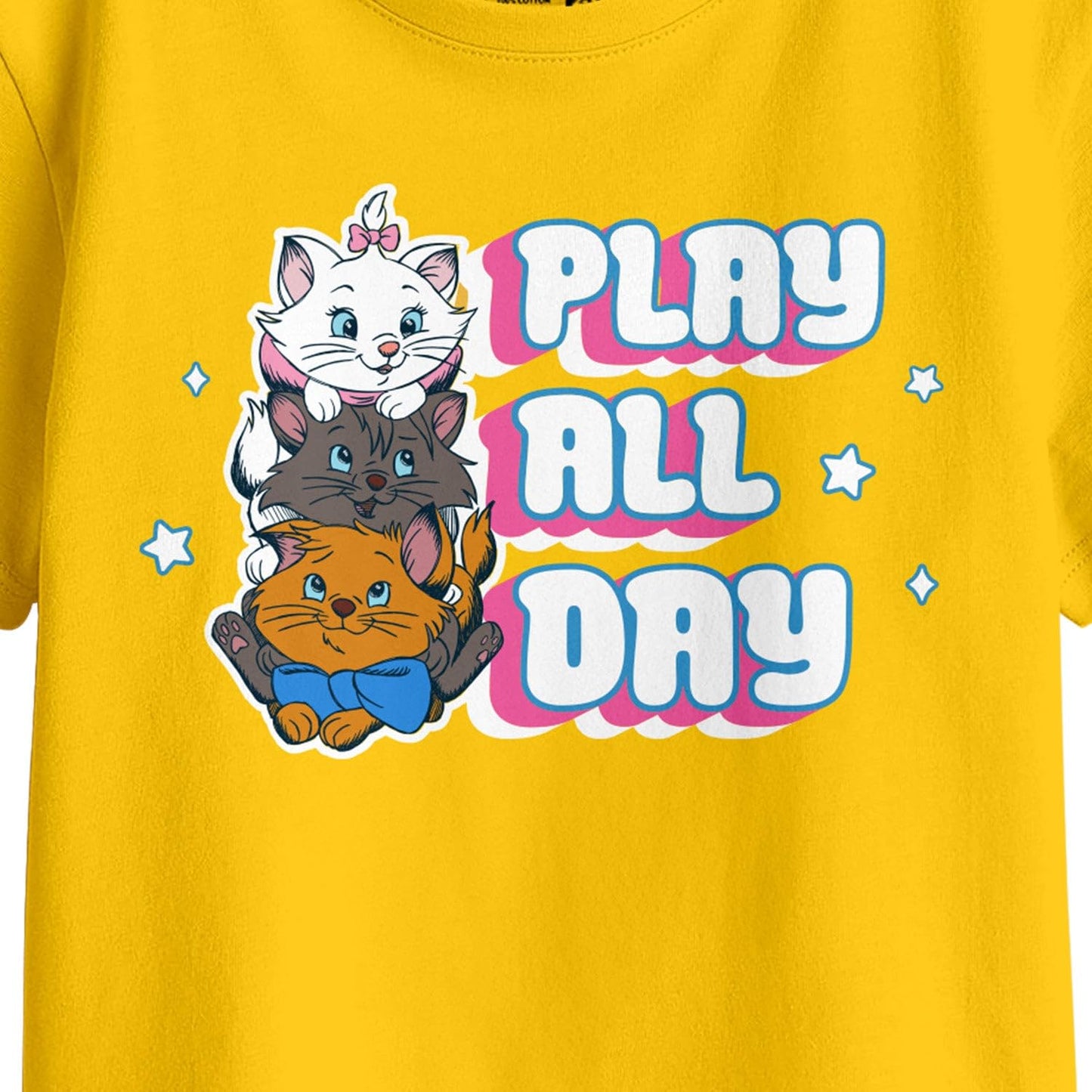 Bon Organik Girls Regular Fit T-Shirt (BON11428_Yellow