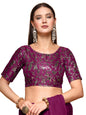 Oomph! Readymade Blouse For Women, Brocade, Boat Neck, Rbbl523