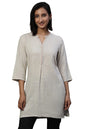 Aurelia WomenS Rayon Solid Regular Kurti (24Fea30427_Beige