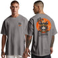 Peppyzone Mens Oversized Fit T-Shirt (PZ-OST-Trendy50_Grey