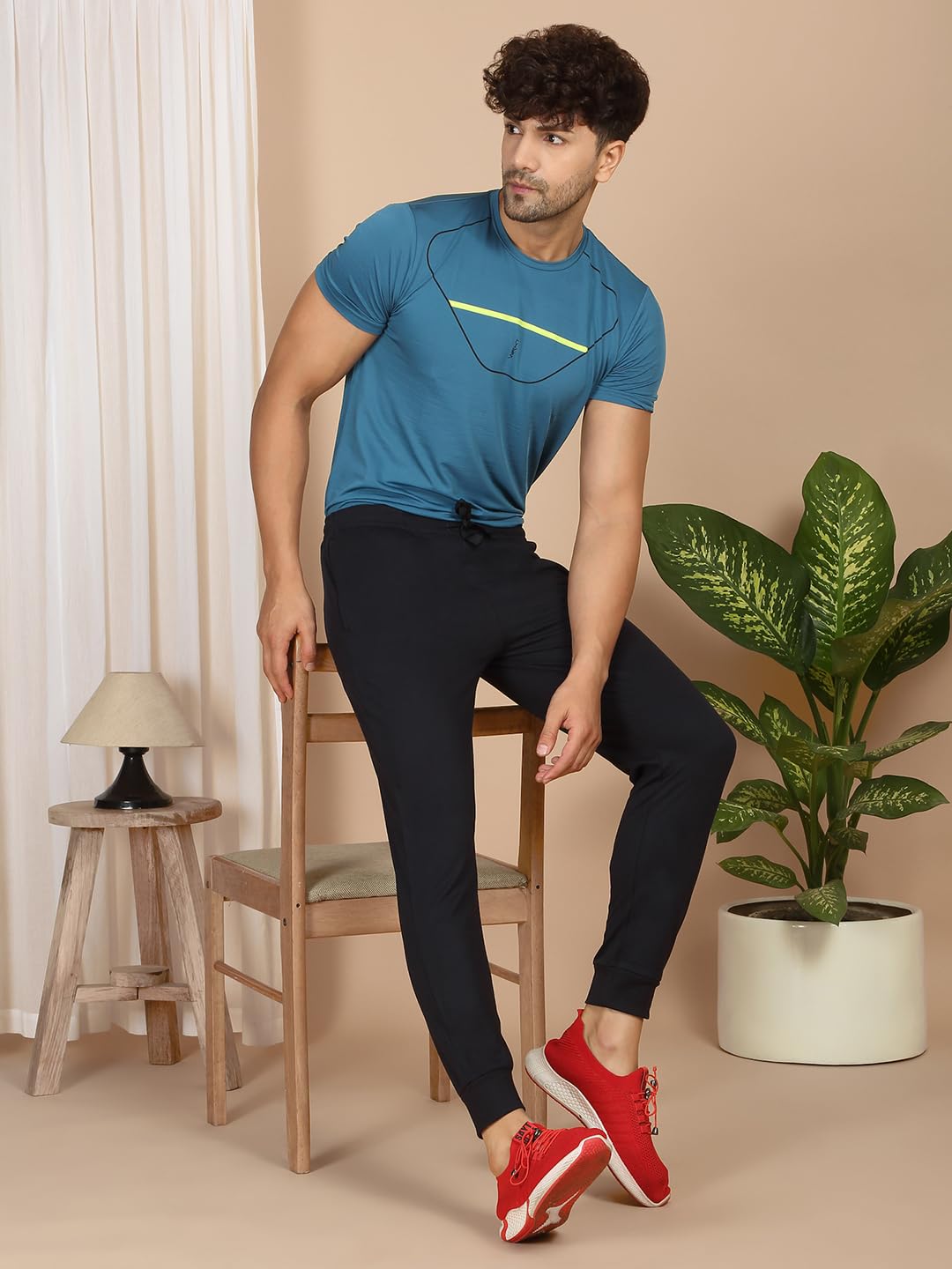 Sweet Dreams Men Solid Jogger Navy